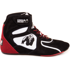 CHICAGO HIGH TOPS - BLACK/WHITE/RED LIMITED