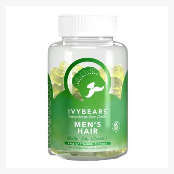 IVYBEARS MENS HAIR Kosttilskudd for herrehr