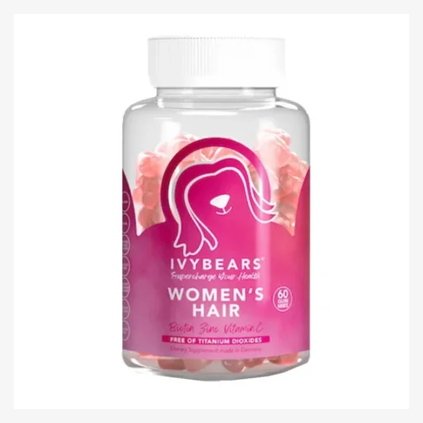 IVYBEARS womens hair vitamins Hrvekststimulerende kosttilskudd for kvinner