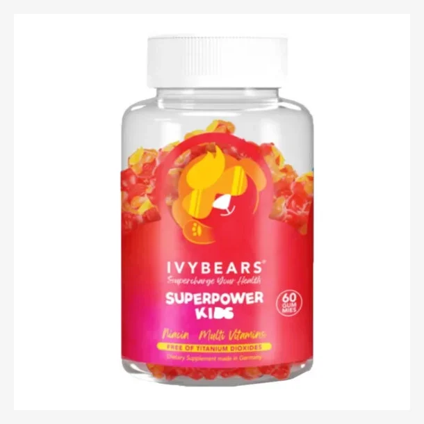 IVYBEARS Superpower kids multi vitaminer for barn