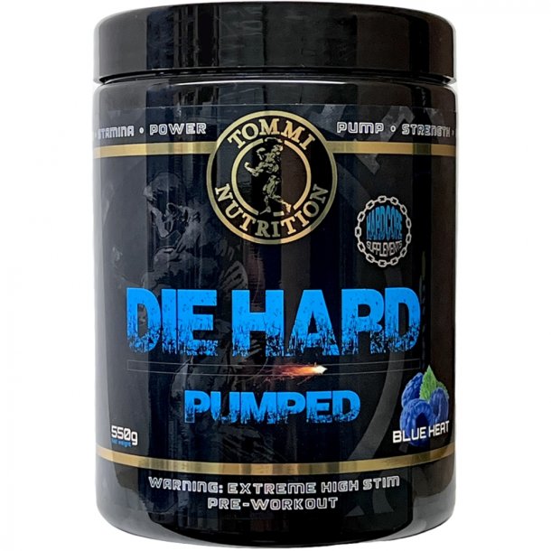 Die Hard Pumped Blue Heat 550g, ny antiklumpemiddel mix blander seg lett