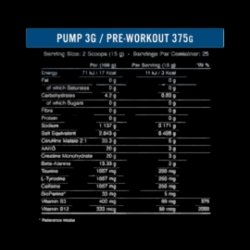 Applied Nutrition Pump 3G Original Pre Workout 375g