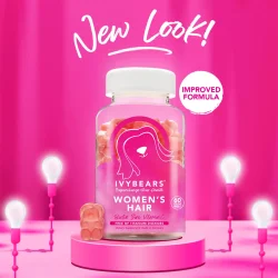 IVYBEARS womens hair vitamins Hrvekststimulerende kosttilskudd for kvinner