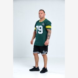 Adsportgymwear Herre futbol T-Shirt Nummer 79 Grnn