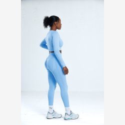 Adsportgymwear Dame Kostyme PRO Lise Bl Lange armer