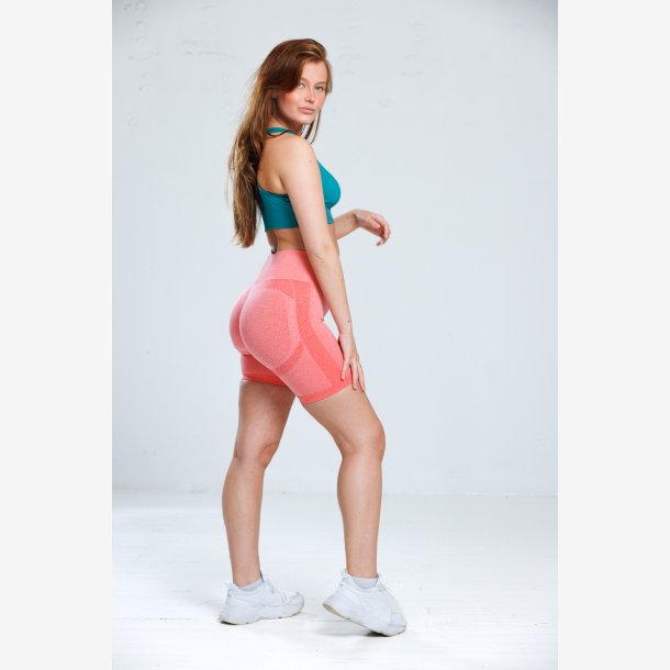 Adsportgymwear Dame Rumpelftende Short Vannmelonrd