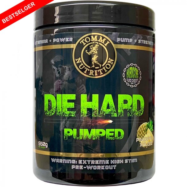 Die Hard Pumped Pineapple Xplode 550g, ny antiklumpemiddel mix blander seg lett