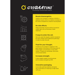 CreGAAtine 60 pakke. Kreatin