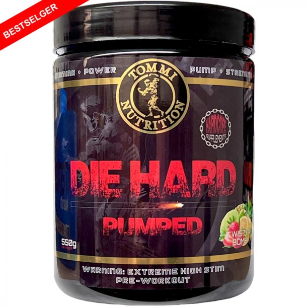 Die Hard Pumped TWISTER BOMB 550g, ny antiklumpemiddel mix blander seg lett