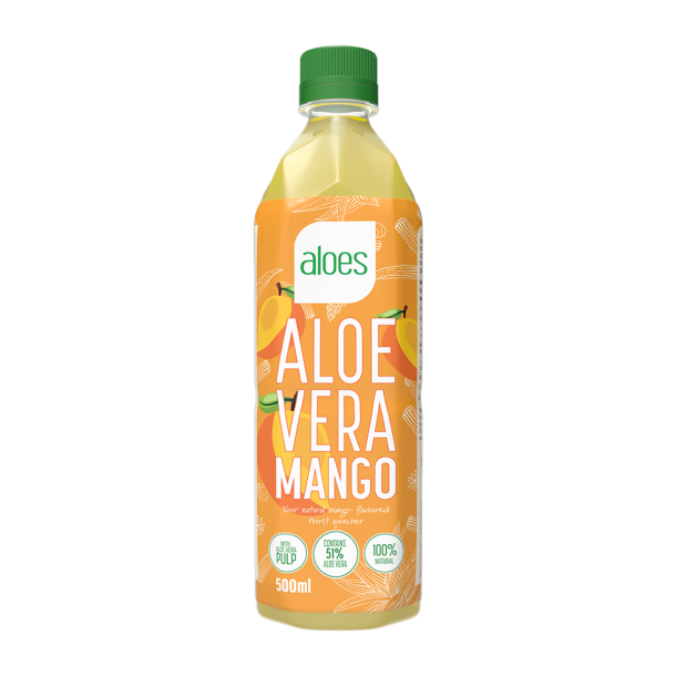  Aloes Aloe Vera, 500ml, Mango